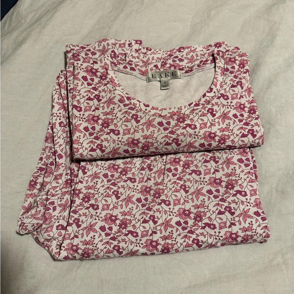 Puma crew short sleeve set in Dahlia Garden Floral